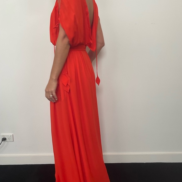 Tory Burch red maxi dress Evalene Dress - Picture 7 of 11